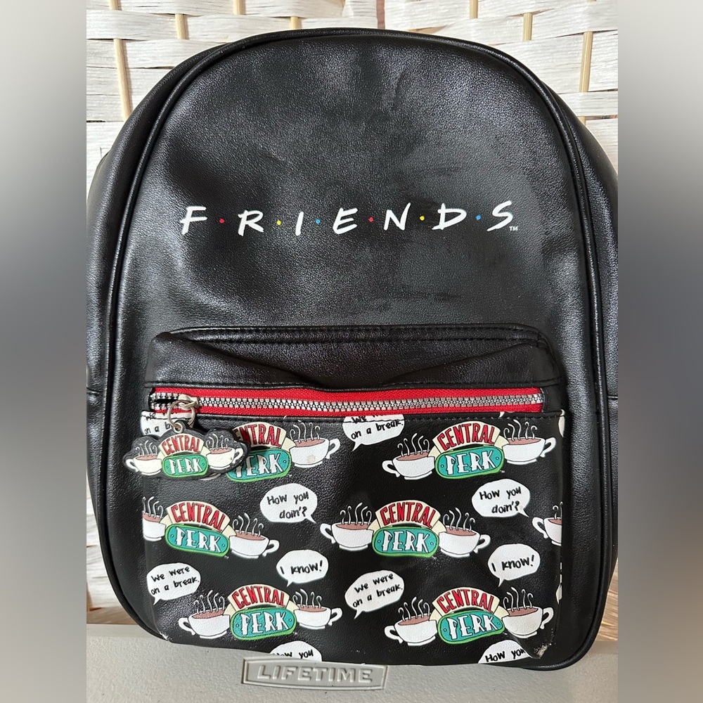 Friends Central Perk Mini Backpack by Primark there is some wear on the corners - Picture 1 of 14